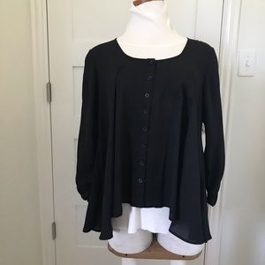Style and Co Hi-low Swing Blouse